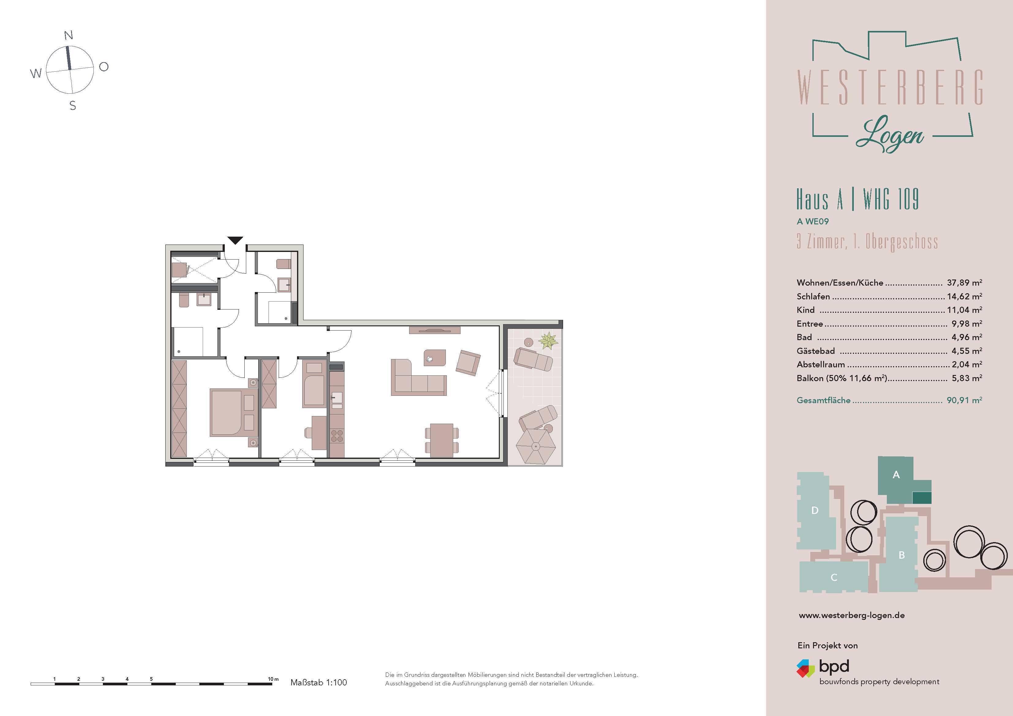 3 Zimmer-Wohnung